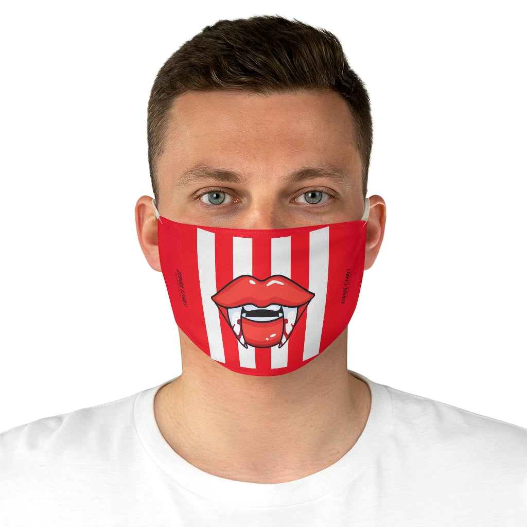 ZC Candy Stripes Fabric Face Mask 001