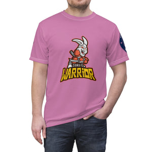 3002.001p Warrior Bunny Unisex AOP Cut & Sew Tee