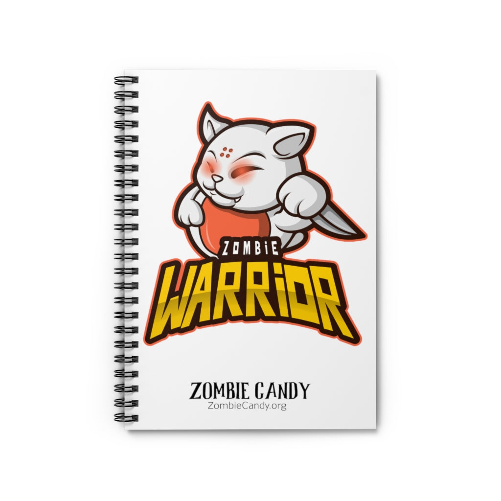 3004.001w Warrior Bunny Spiral Ruled Line Notebook