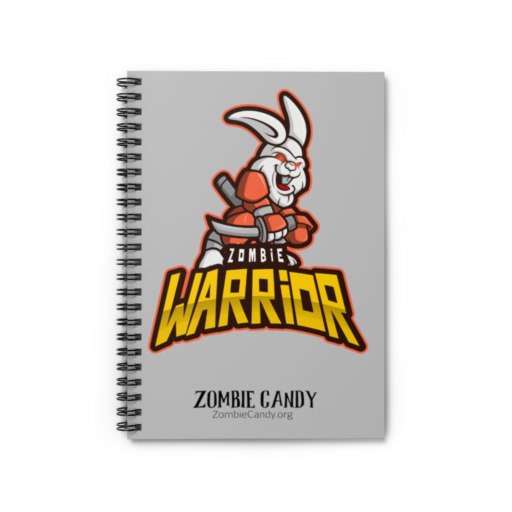 3002.001sv Warrior Bunny Spiral Ruled Line Notebook