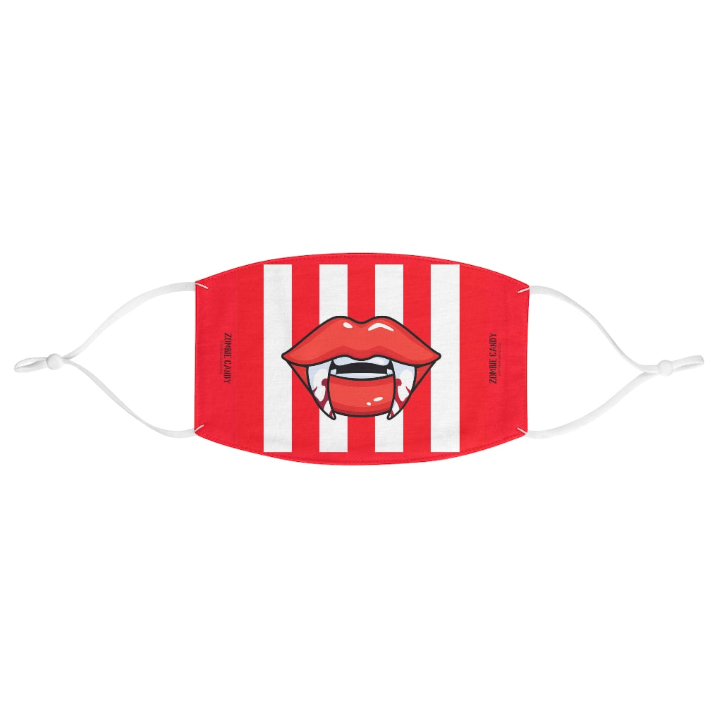 ZC Candy Stripes Fabric Face Mask 001