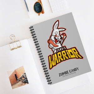 3003.001sv Warrior Bunny Spiral Ruled Line Notebook