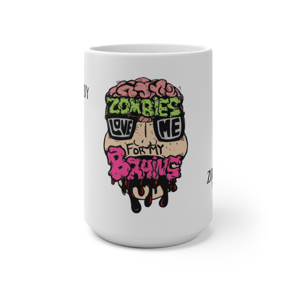 Zombies Love Me For My Brains Color Changing Mug