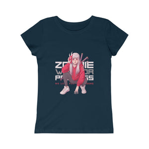 2100.001 Zombie Warrior Princess Manga Girl Princess Tee