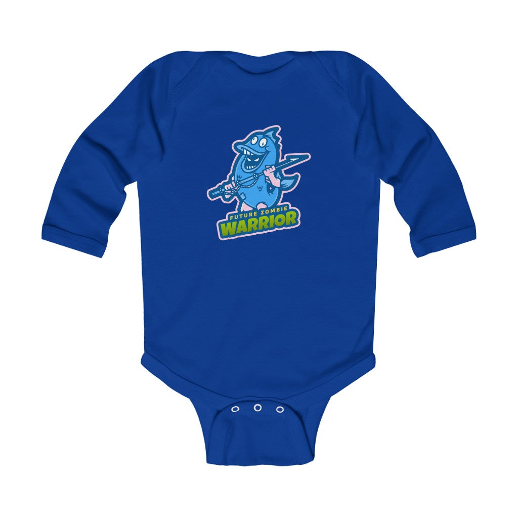 Future Zombie Warrior Infant Long Sleeve Bodysuit (005)