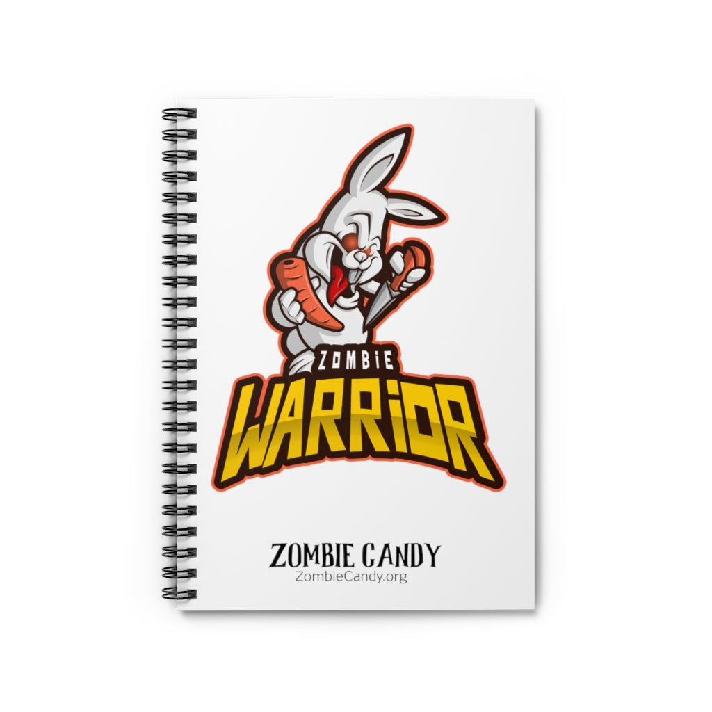 3003.001w Warrior Bunny Spiral Ruled Line Notebook