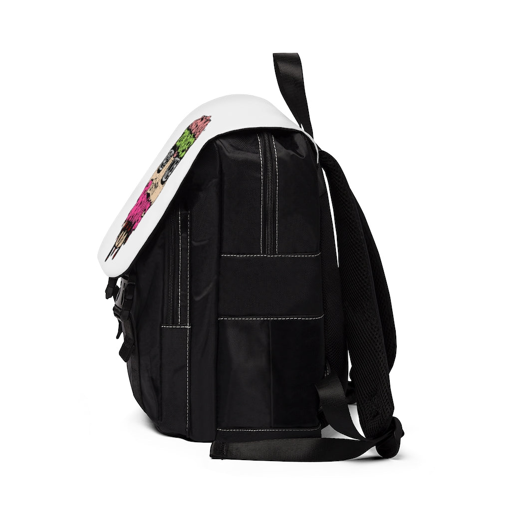 Zombies Love Me For My Brains Unisex Casual Shoulder Backpack