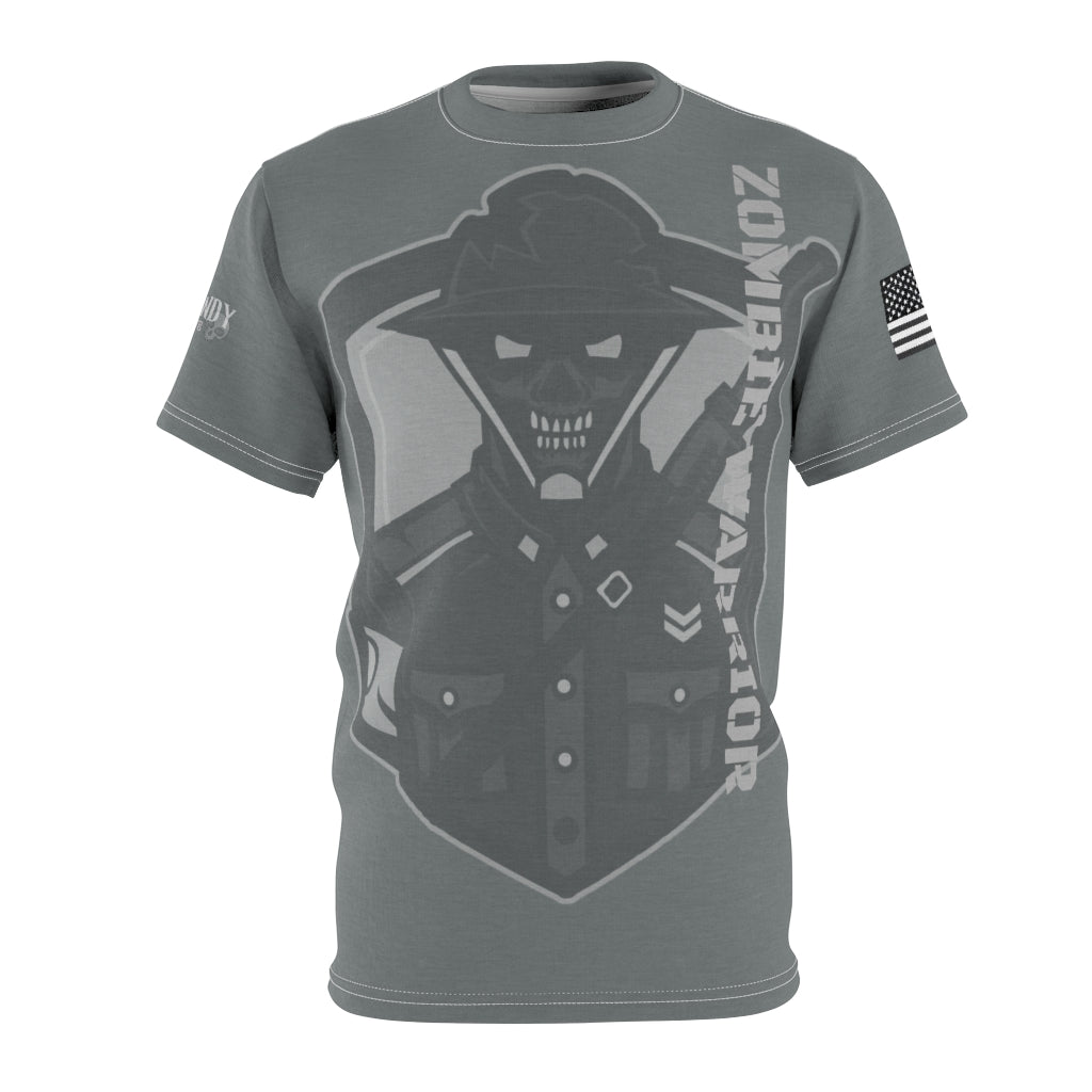 1001.002gy Zombie Warrior Unisex AOP Cut & Sew Tee