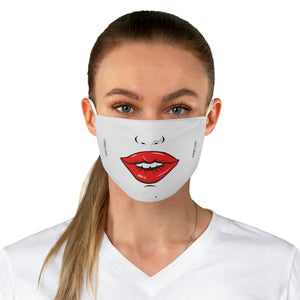 ZC White Fabric Face Mask 002