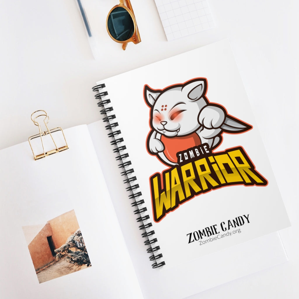 3004.001w Warrior Bunny Spiral Ruled Line Notebook