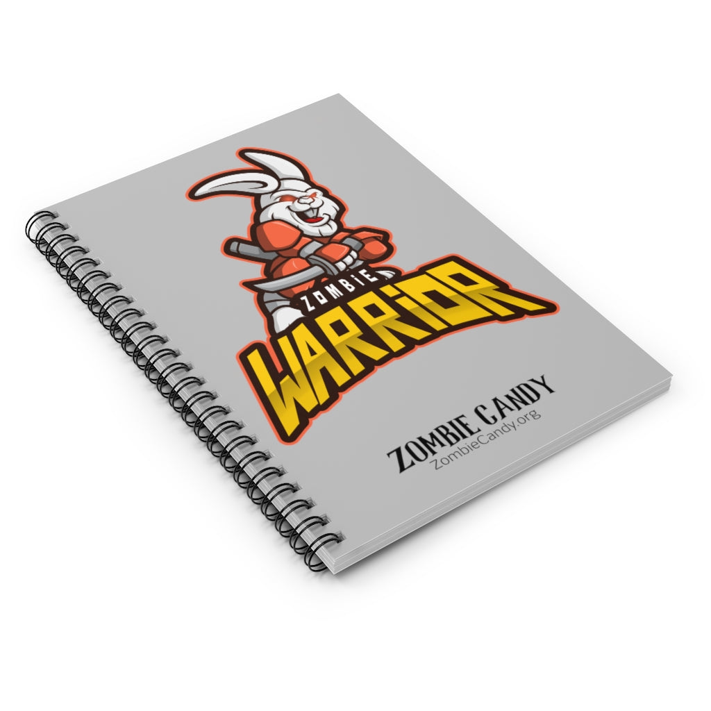 3002.001sv Warrior Bunny Spiral Ruled Line Notebook