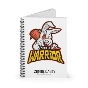 3001.001w Warrior Bunny Spiral Ruled Line Notebook