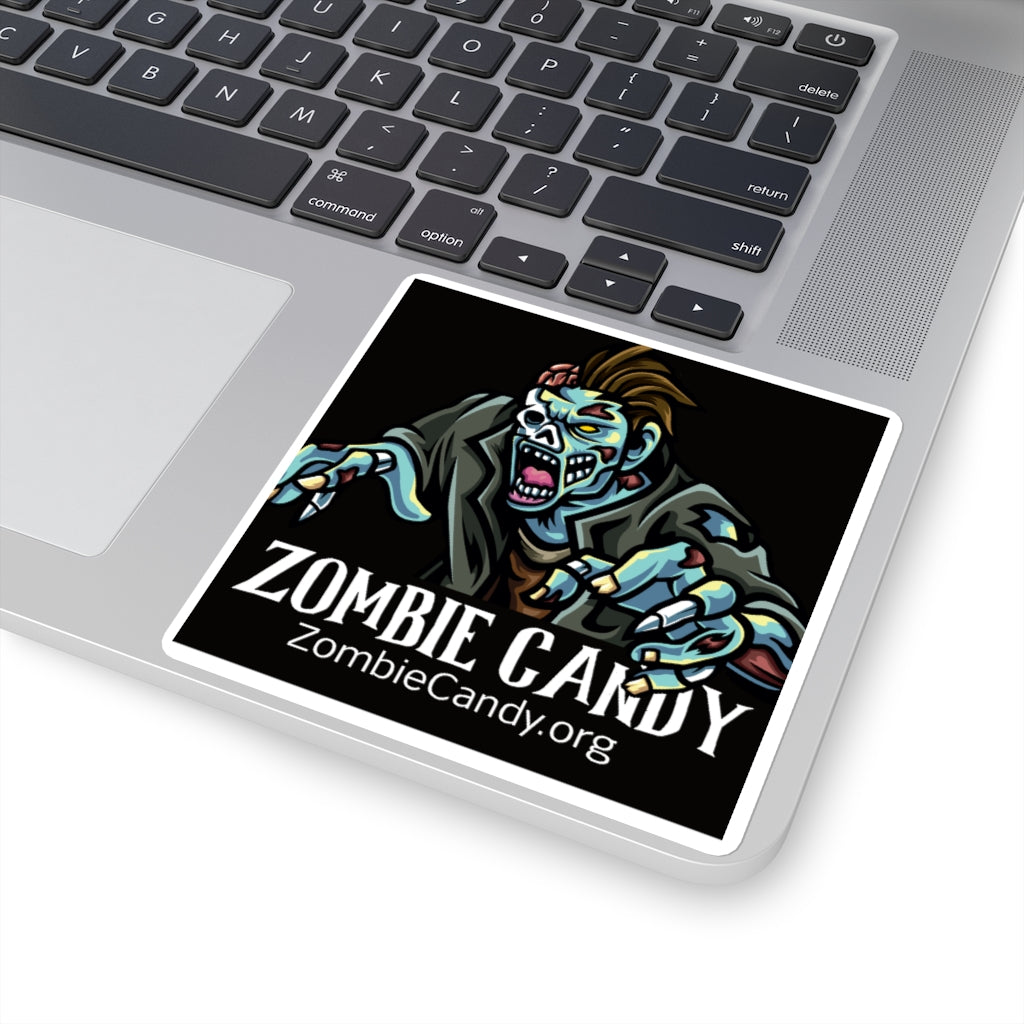 Zombie Candy Square Stickers