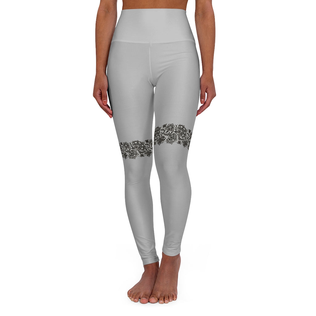 8001.001gy High Waisted Yoga Leggings