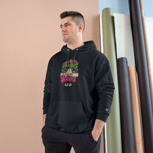 Zombies Love Me For My Brains Front Print Champion Hoodie