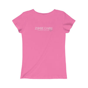 2102.001 Zombie Warrior Princess Manga Girl Princess Tee