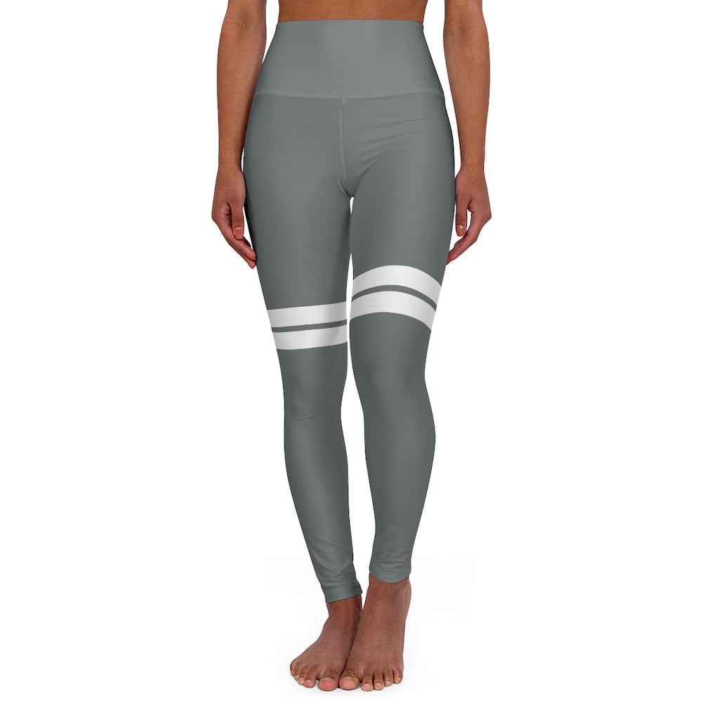 8004.001gy High Waisted Yoga Leggings