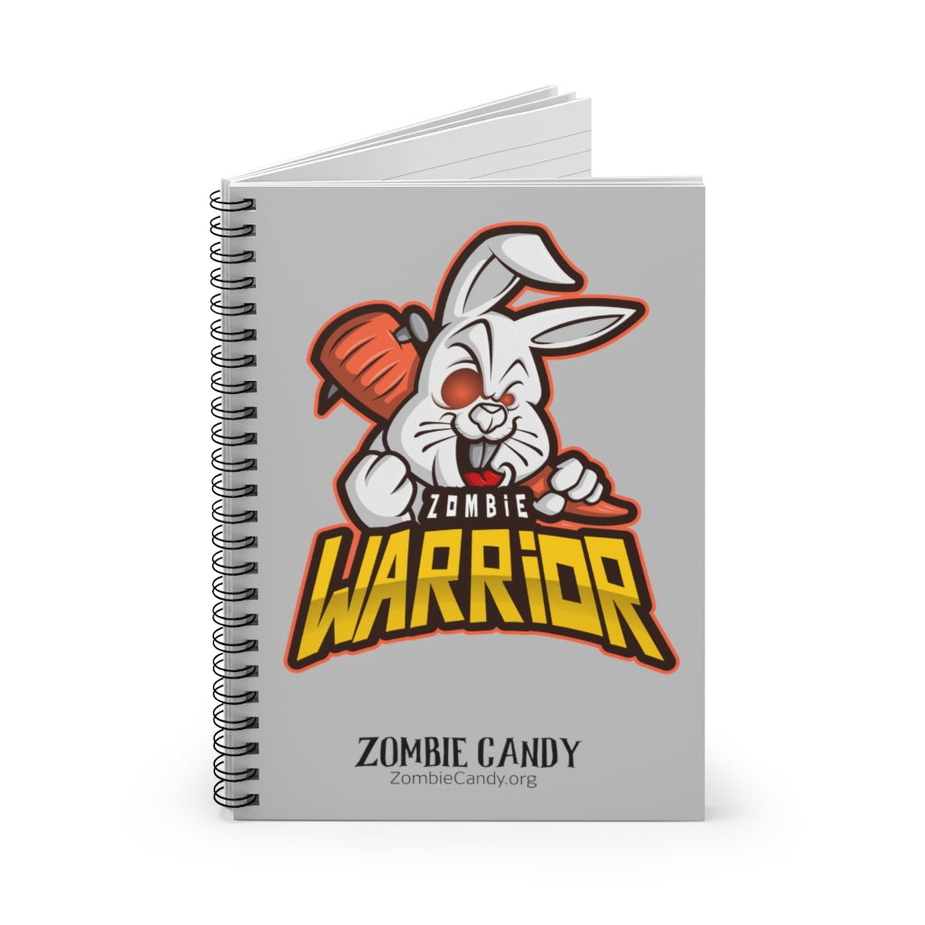 3001.001sv Warrior Bunny Spiral Ruled Line Notebook