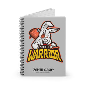 3001.001sv Warrior Bunny Spiral Ruled Line Notebook