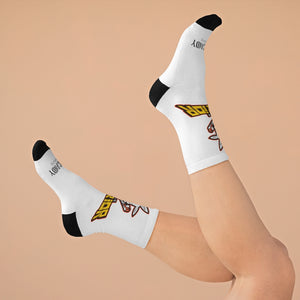 Warrior Bunny Socks (003ab)