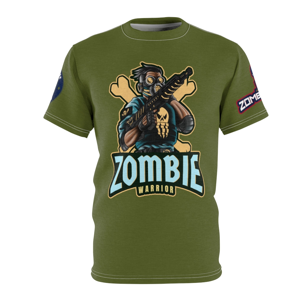 Zombie Warrior Unisex AOP Cut & Sew Tee (011)