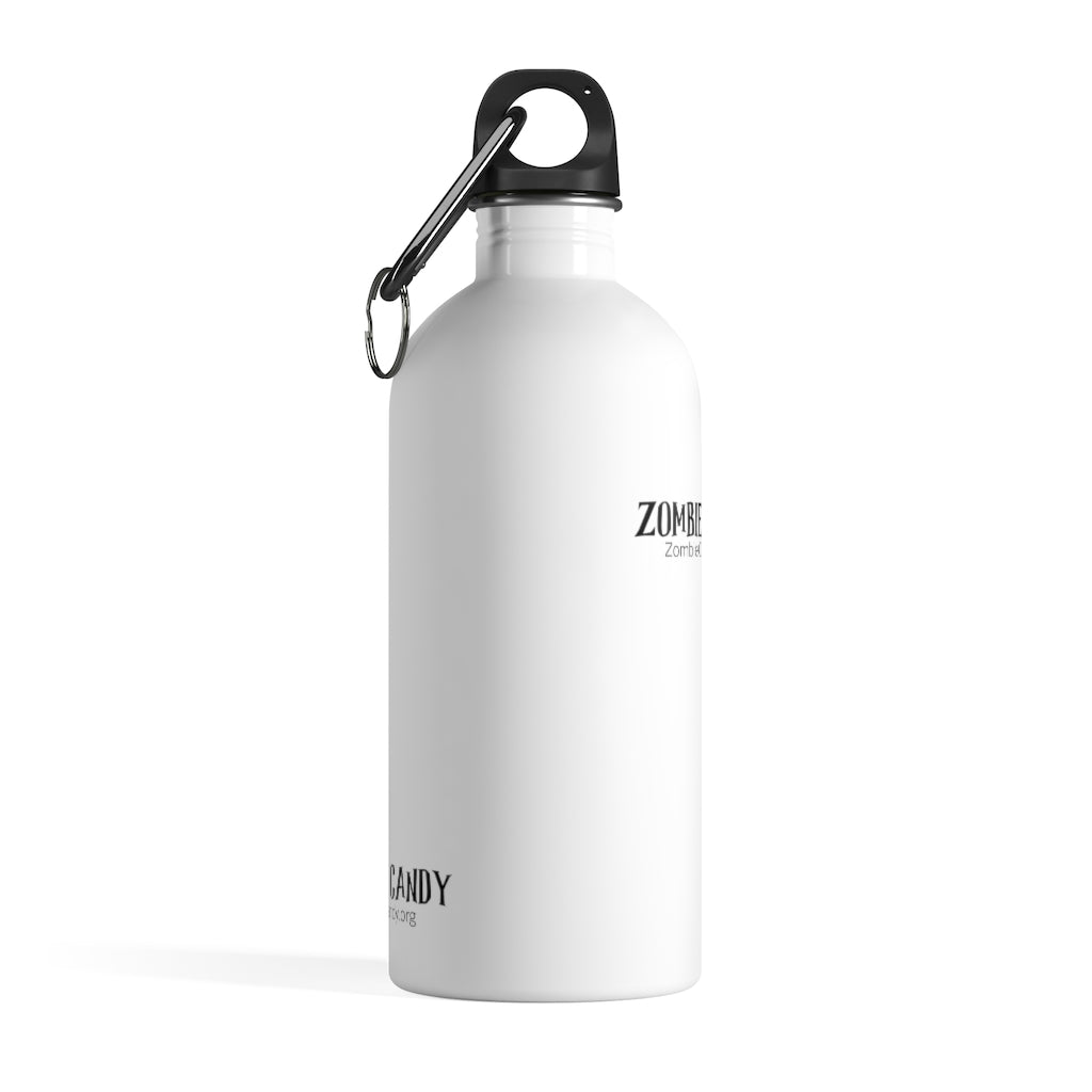 Zombies Love Me For My Brains - Monochrome - Stainless Steel Water Bottle