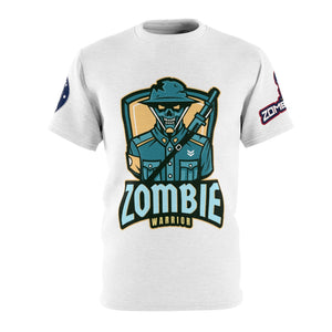 1001.001w Zombie Warrior Unisex AOP Cut & Sew Tee