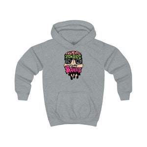 Zombies Love Me For My Brains Kids Hoodie