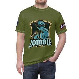 1004.001od Zombie Warrior Unisex AOP Cut & Sew Tee