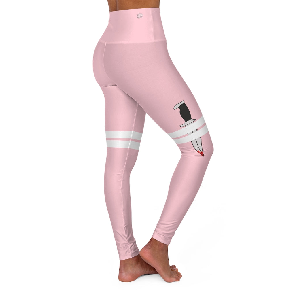 8004.001pk High Waisted Yoga Leggings