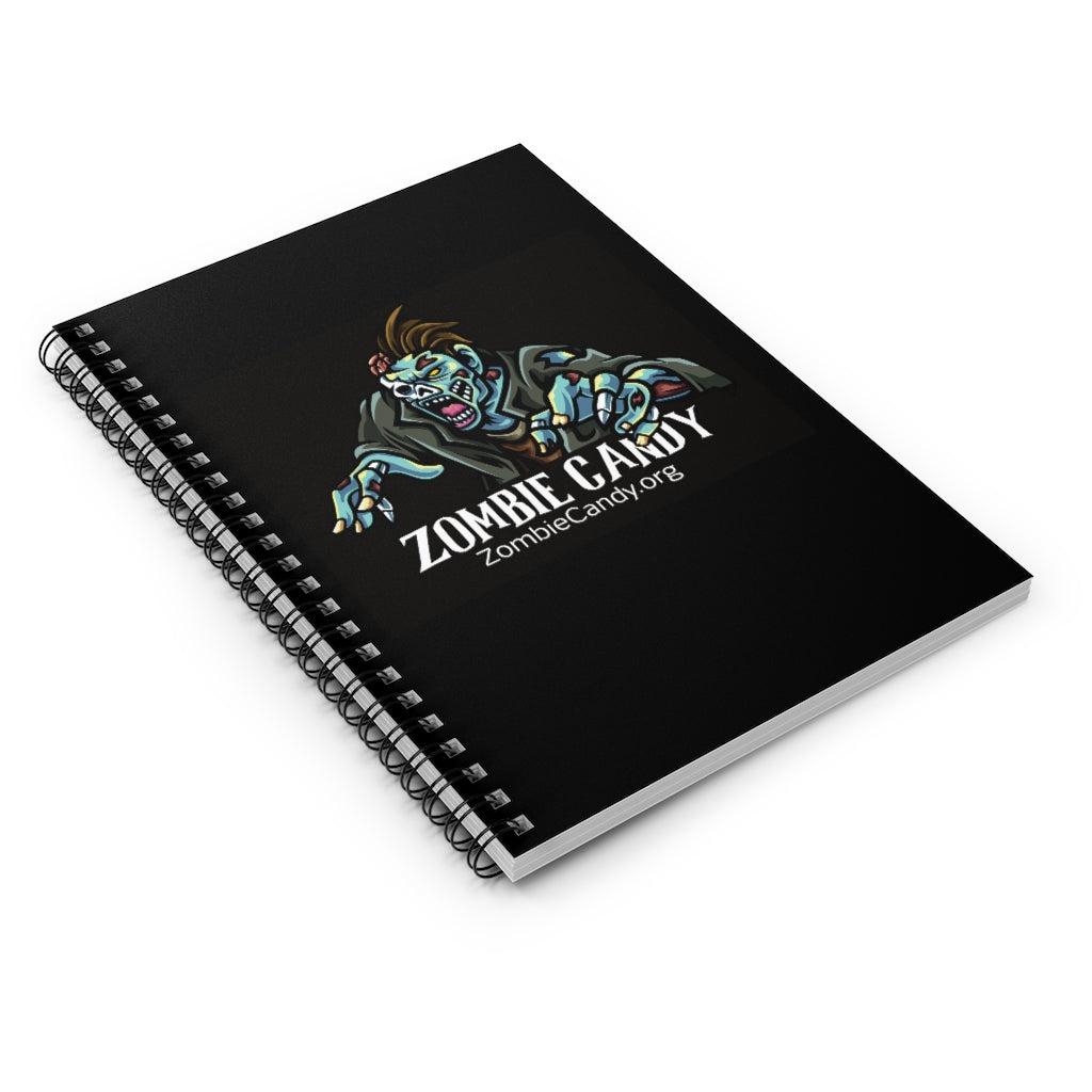 Zombie Candy Spiral Ruled Line Notebook