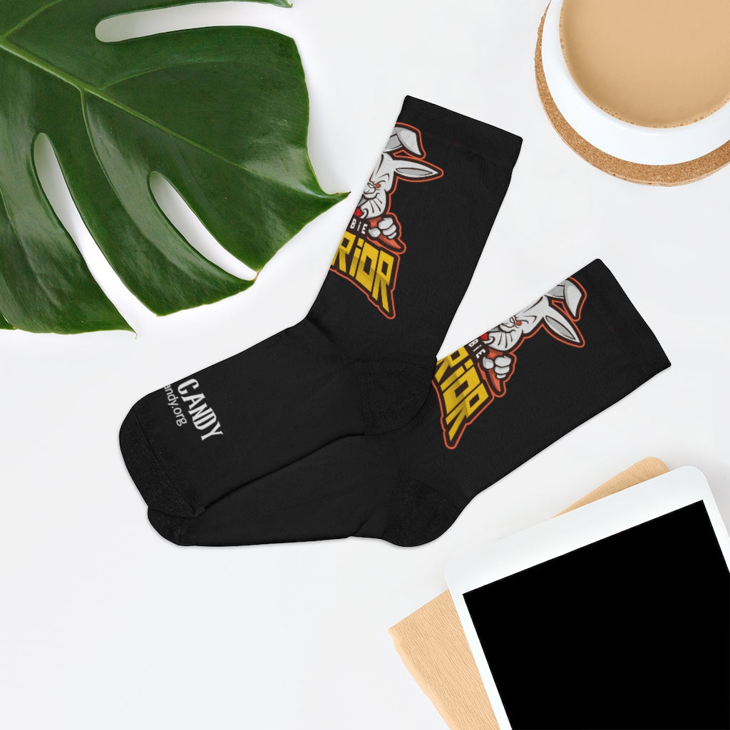 Warrior Bunny Socks (001ab)