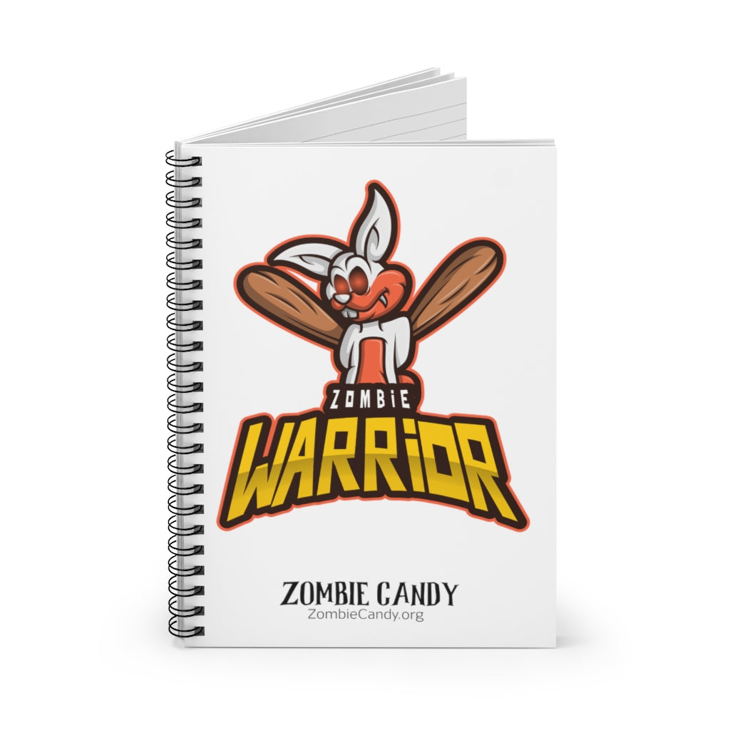 3005.001w Warrior Bunny Spiral Ruled Line Notebook