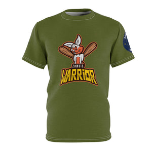 3005.001od Warrior Bunny Unisex AOP Cut & Sew Tee