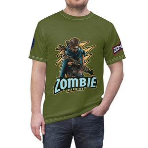 1005.001od Zombie Warrior Unisex AOP Cut & Sew Tee