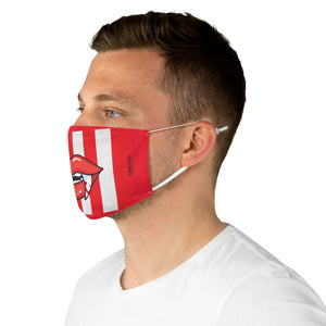 ZC Candy Stripes Fabric Face Mask 001