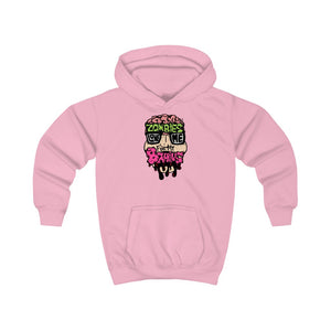 Zombies Love Me For My Brains Kids Hoodie