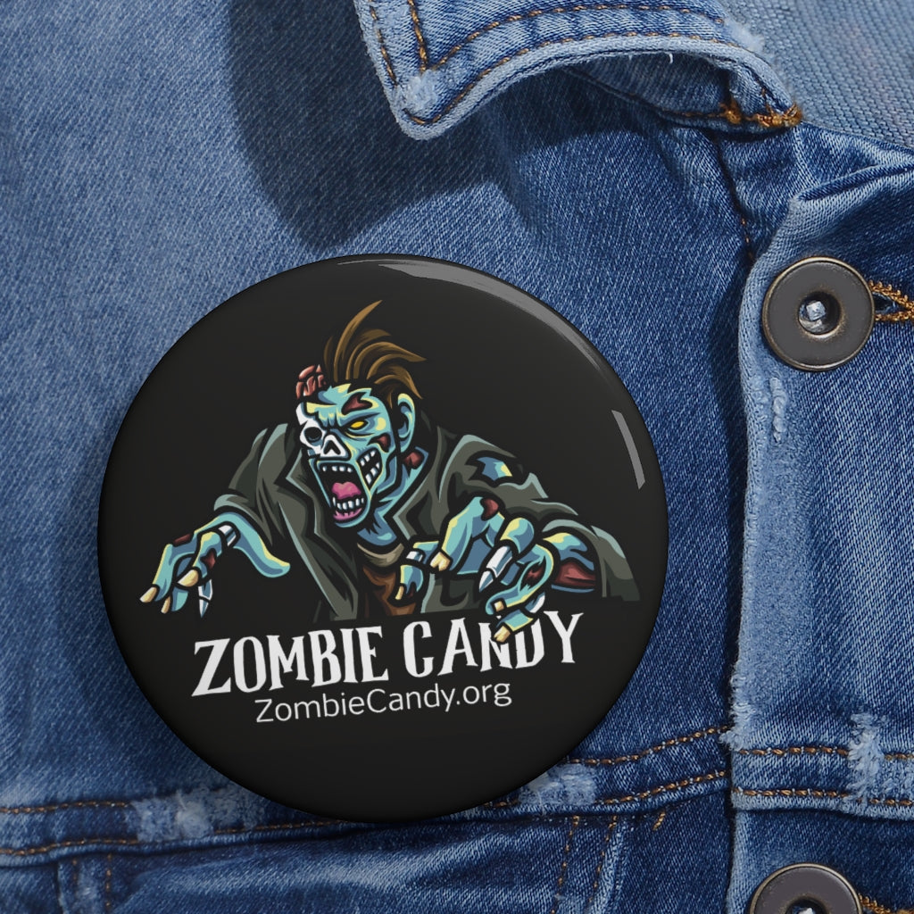 Zombie Candy Custom Pin Buttons