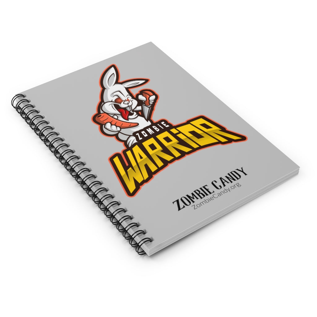 3003.001sv Warrior Bunny Spiral Ruled Line Notebook