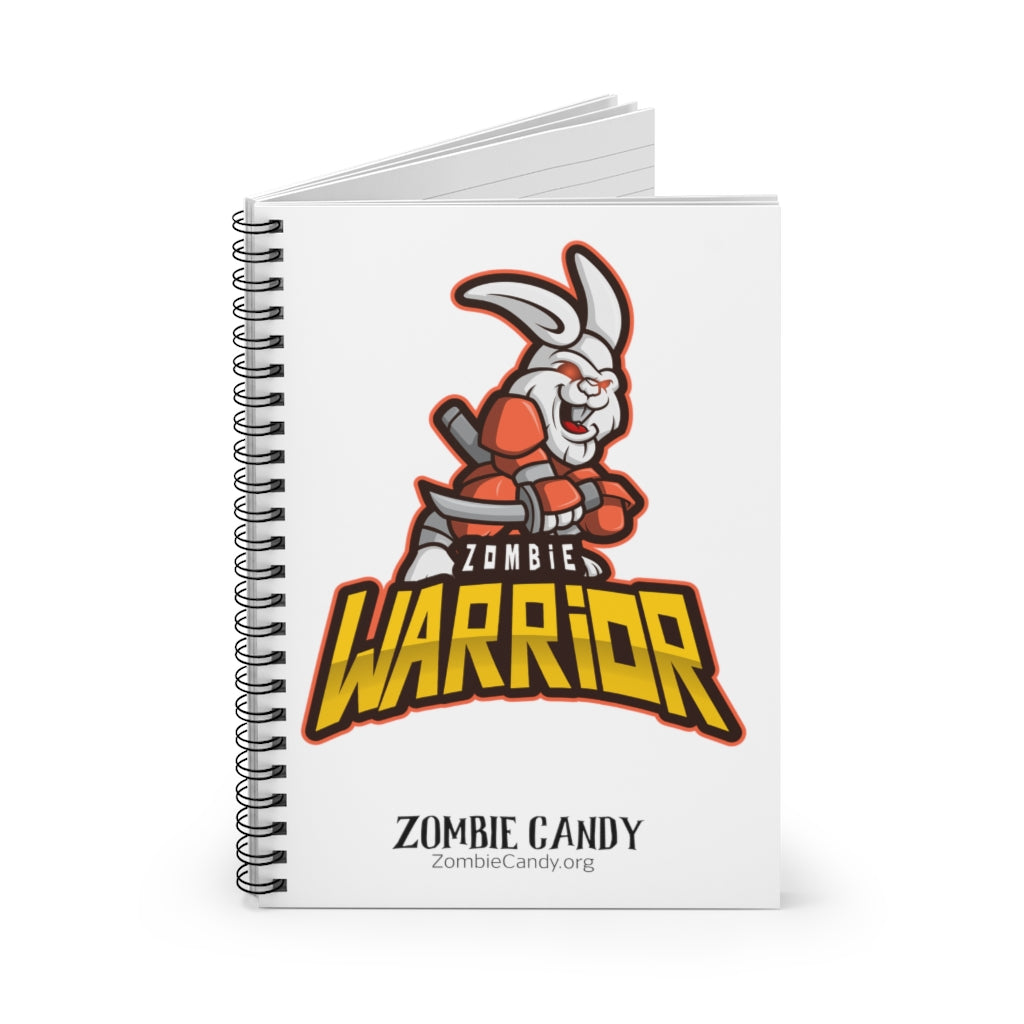 3002.001w Warrior Bunny Spiral Ruled Line Notebook